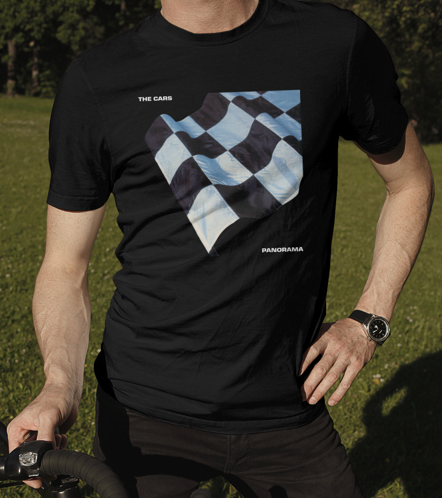 The Cars Panorama Racing Flag Cover T-Shirt