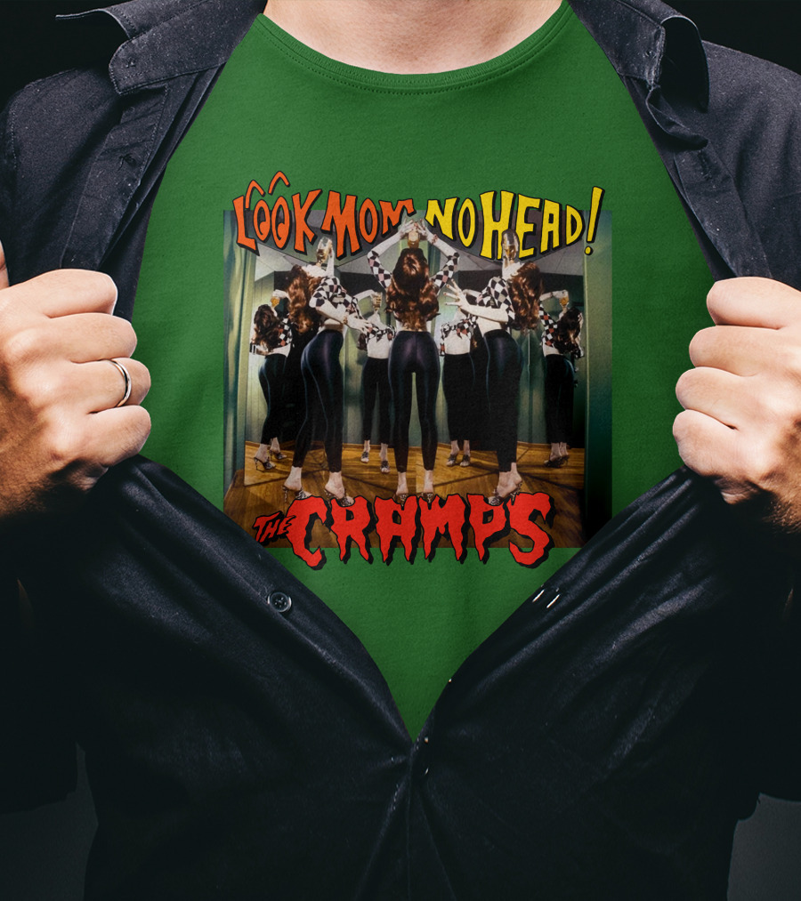 Look Mom No Head The Cramps Mirror Reflections T-Shirt