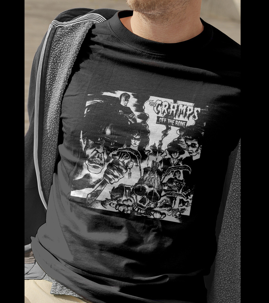 The Cramps Off The Bone Horror Comic T-Shirt