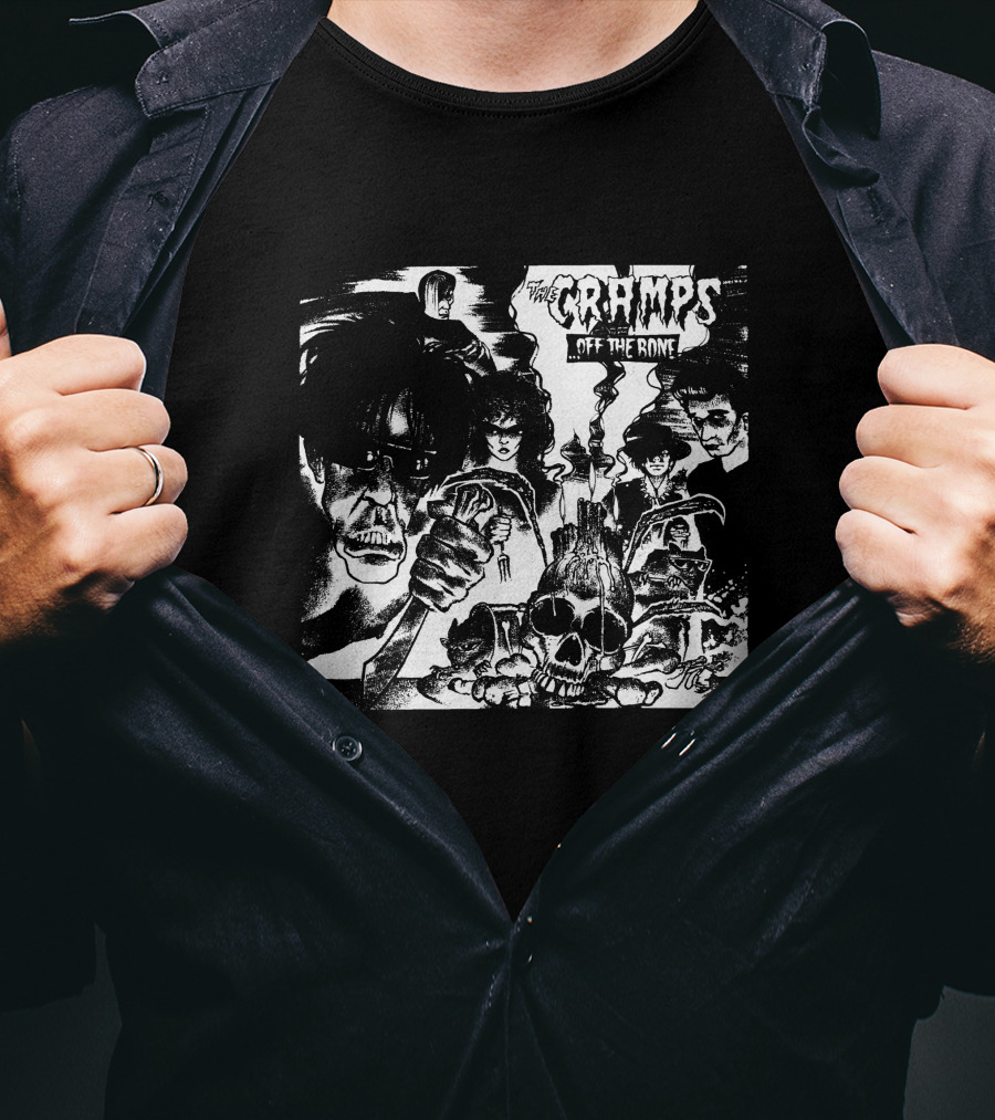 The Cramps Off The Bone Horror Comic T-Shirt