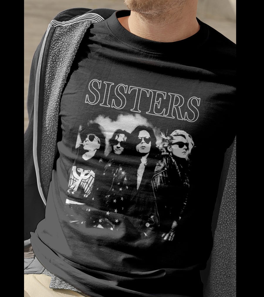 SISTERS Mercyy Punk Rock Band T-Shirt