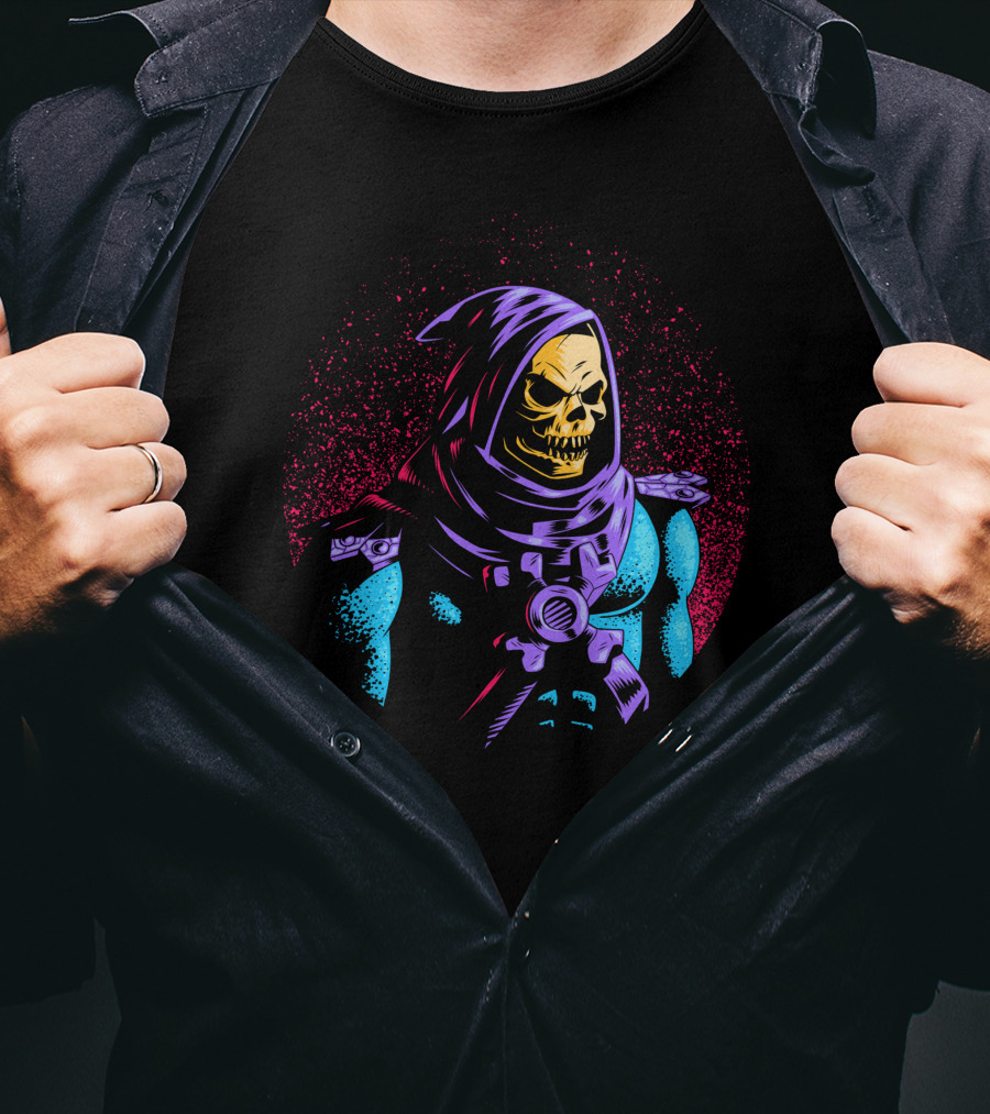 Skeletor Masters Of The Universe Villain Retro T-Shirt