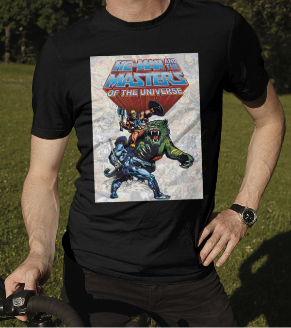 HE-MAN AND THE MASTERS OF THE UNIVERSE COMIC STYLE ACTION T-Shirt