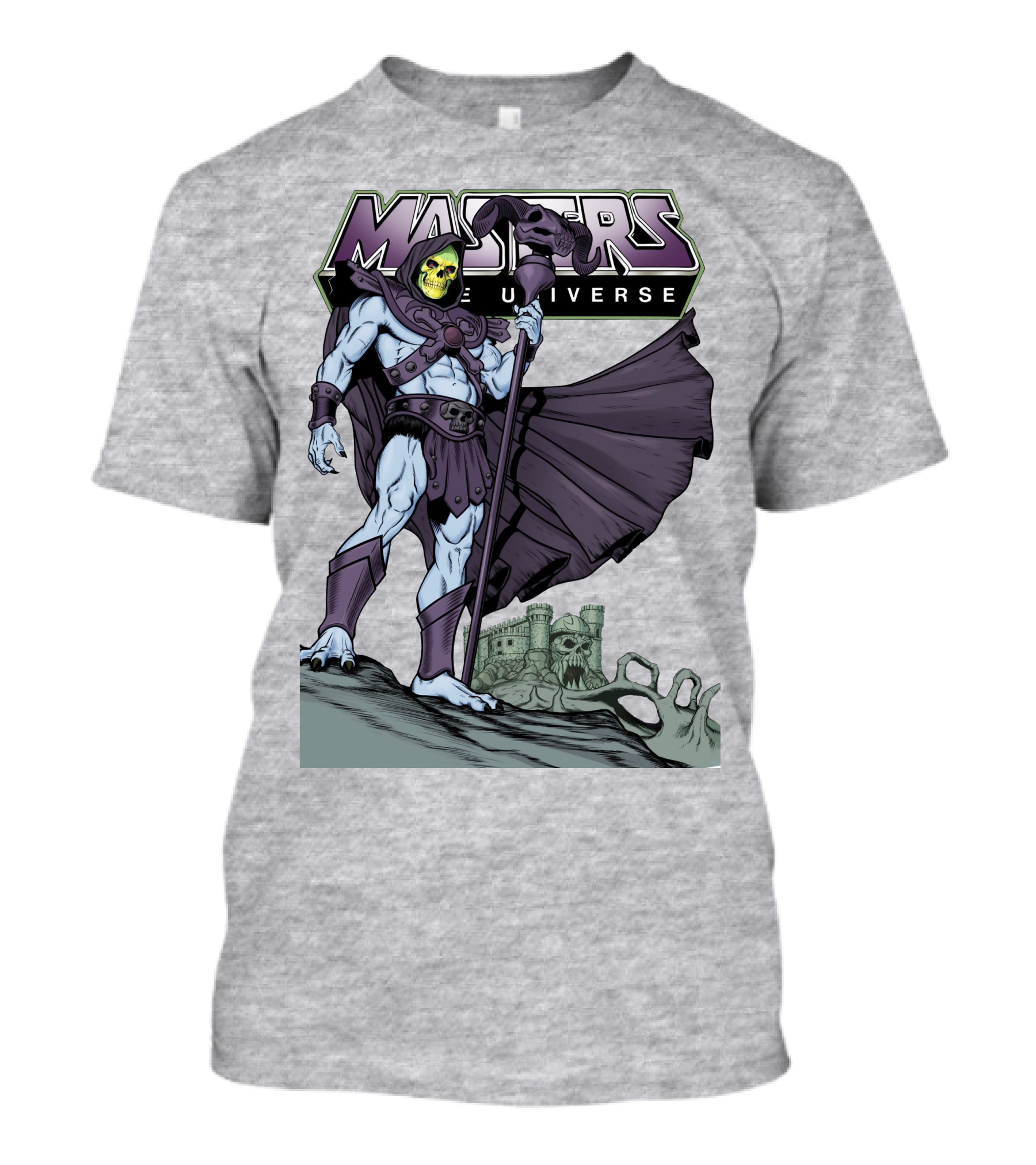 Masters Of The Universe Skeletor With Castle Grayskull T-Shirt