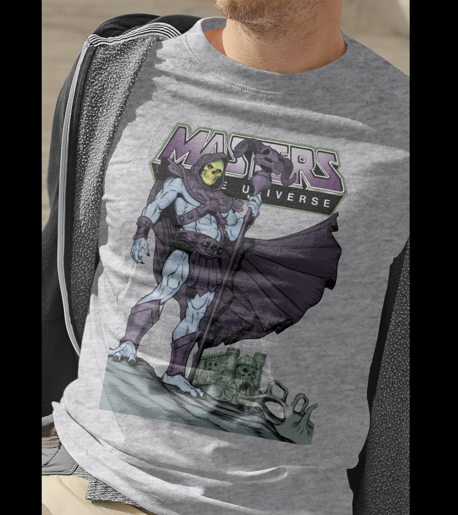 Masters Of The Universe Skeletor With Castle Grayskull T-Shirt
