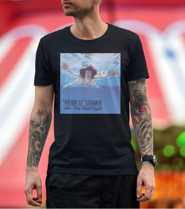 Premium T-Shirt: Weird Al Yankovic Off The Deep End Album T-Shirt Weird Al Yankovic Off The Deep End Album T-Shirt
