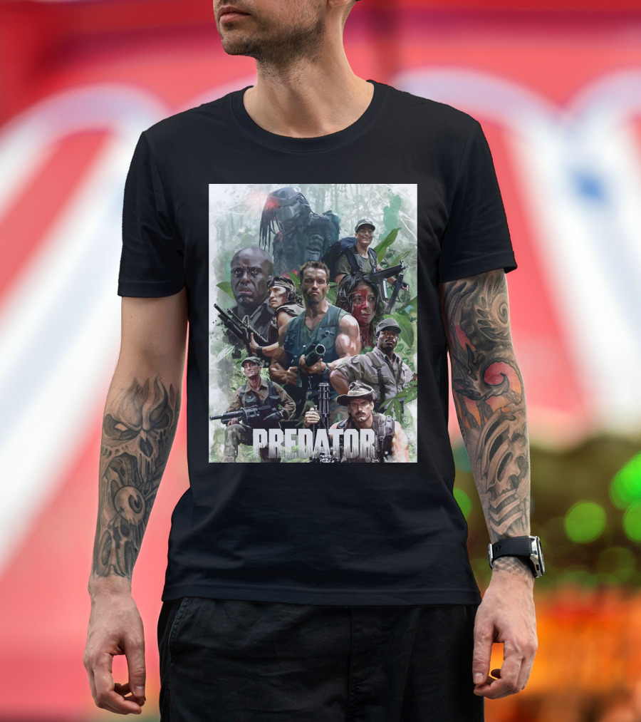 Predator Movie Characters T-Shirt