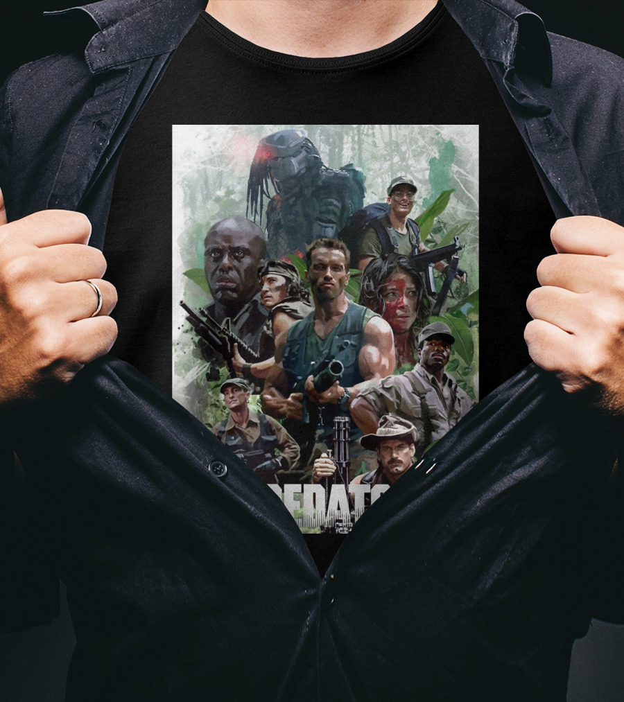Predator Movie Characters T-Shirt