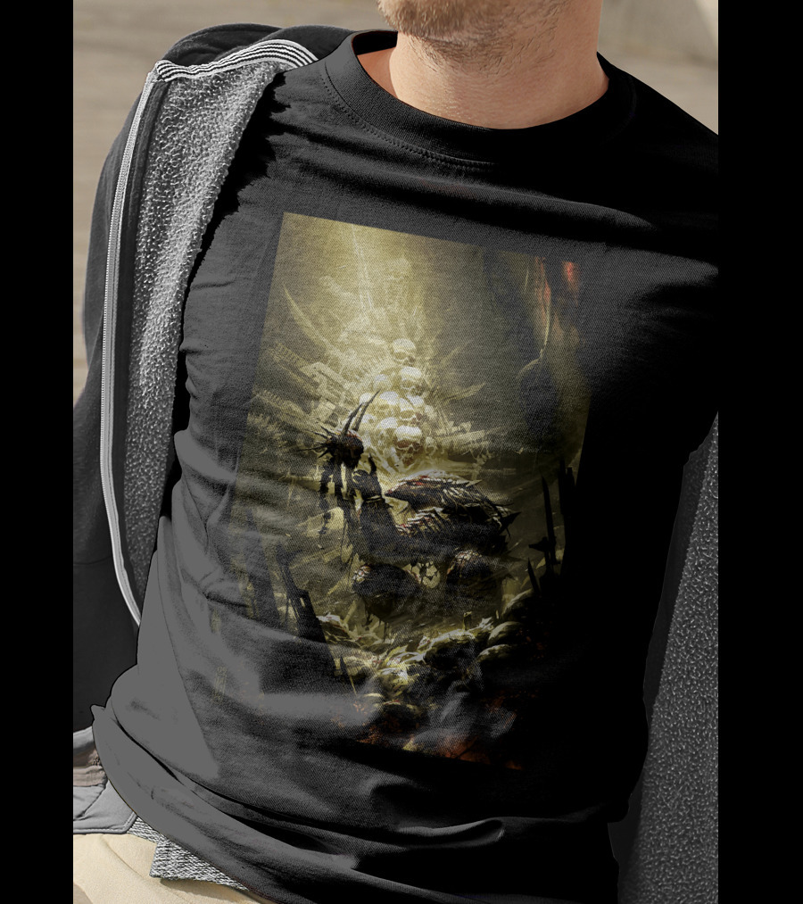 Predator Skull Throne Concept T-Shirt