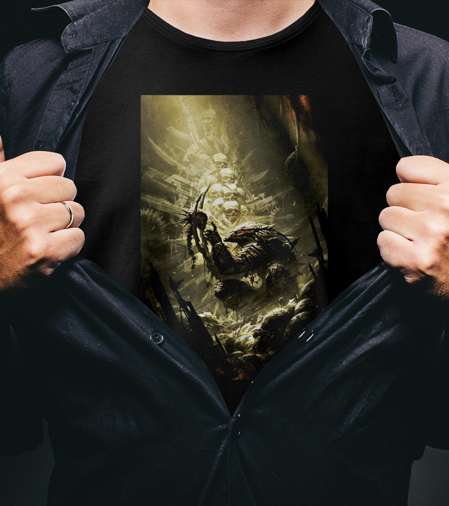 Predator Skull Throne Concept T-Shirt