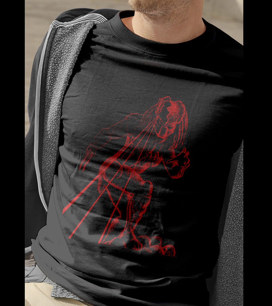 Predator Red Laser Vision Warrior T-Shirt