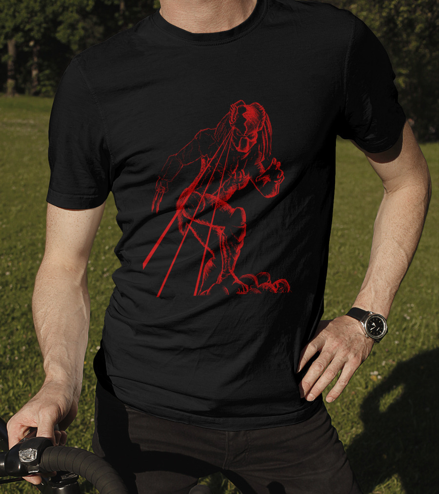 Predator Red Laser Vision Warrior T-Shirt