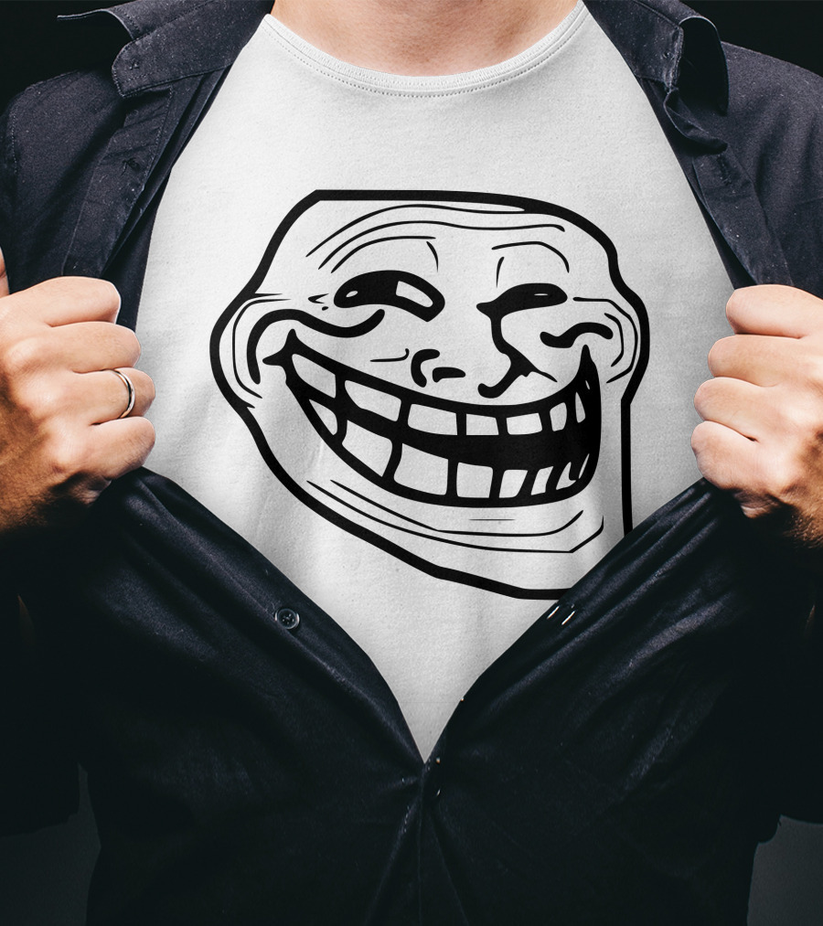 Ninja Troll Face Meme T-Shirt