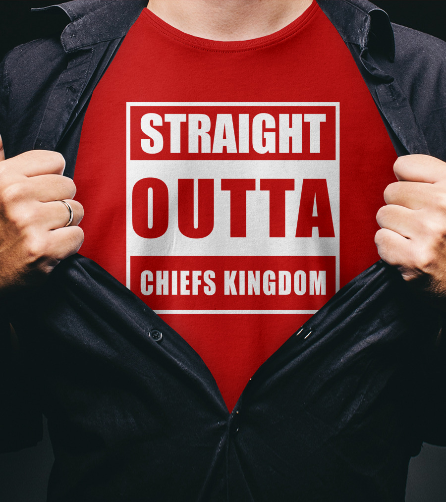 Straight Outta Chiefs Kingdom Red Friday Fan T-Shirt