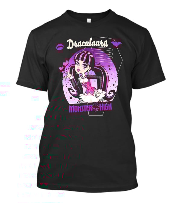 Draculaura Monster High Boyfriend Fit Girls T-Shirt