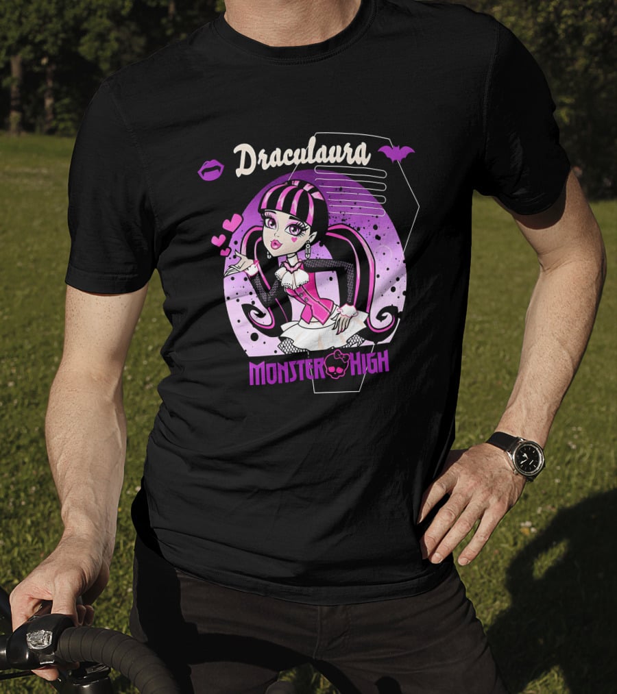 Draculaura Monster High Boyfriend Fit Girls T-Shirt