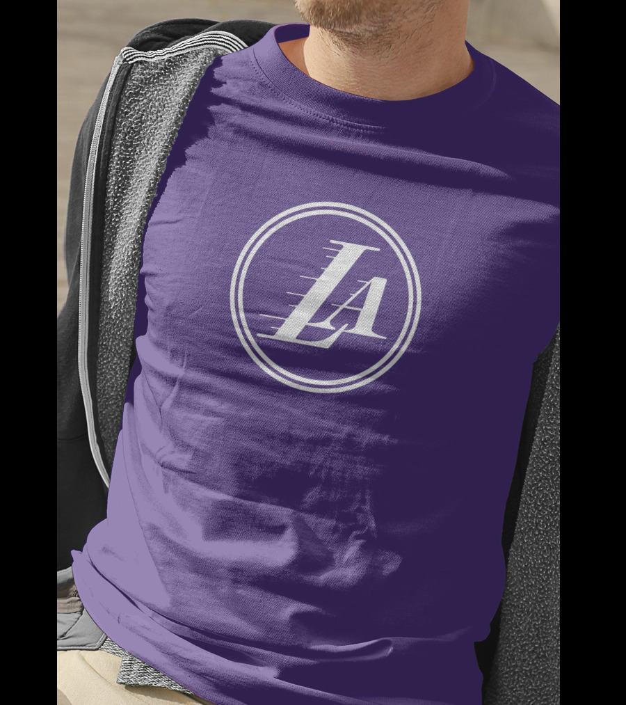 Anthony Davis Los Angeles Lakers LA Circle T-Shirt