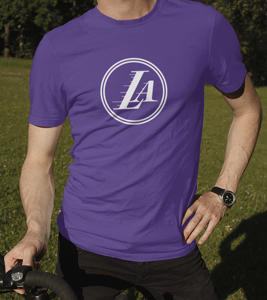 Anthony Davis Los Angeles Lakers LA Circle T-Shirt