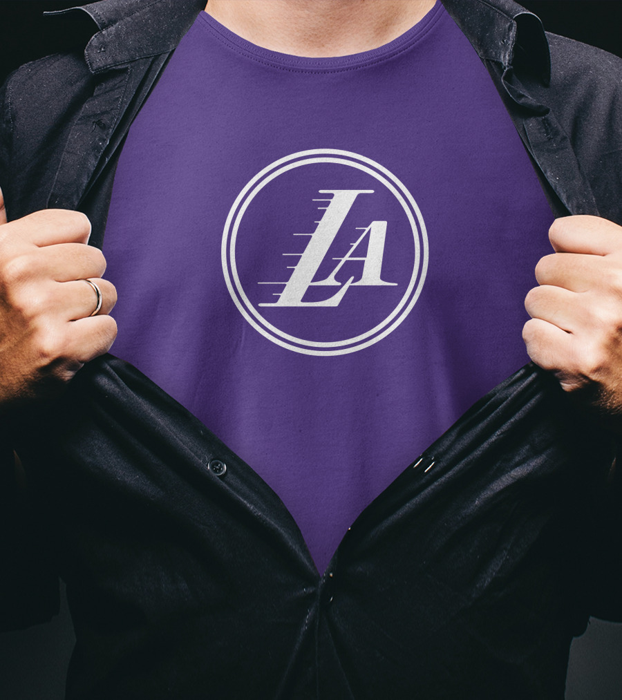 Anthony Davis Los Angeles Lakers LA Circle T-Shirt