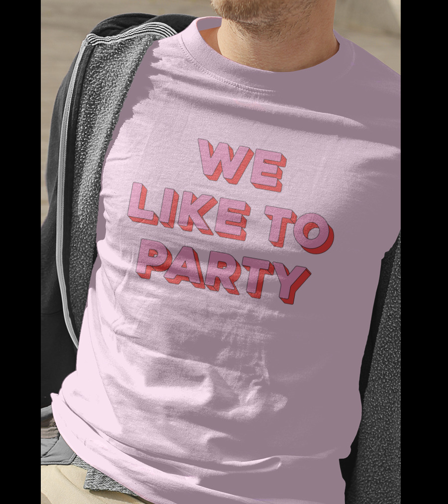 WE LIKE TO PARTY Red T-Shirt