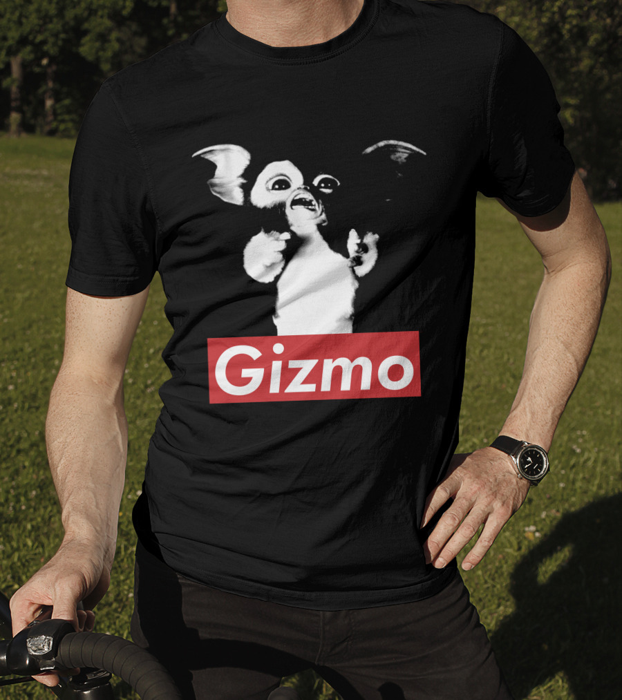 Gizmo Gremlins Vintage Style Black And White Image T-Shirt