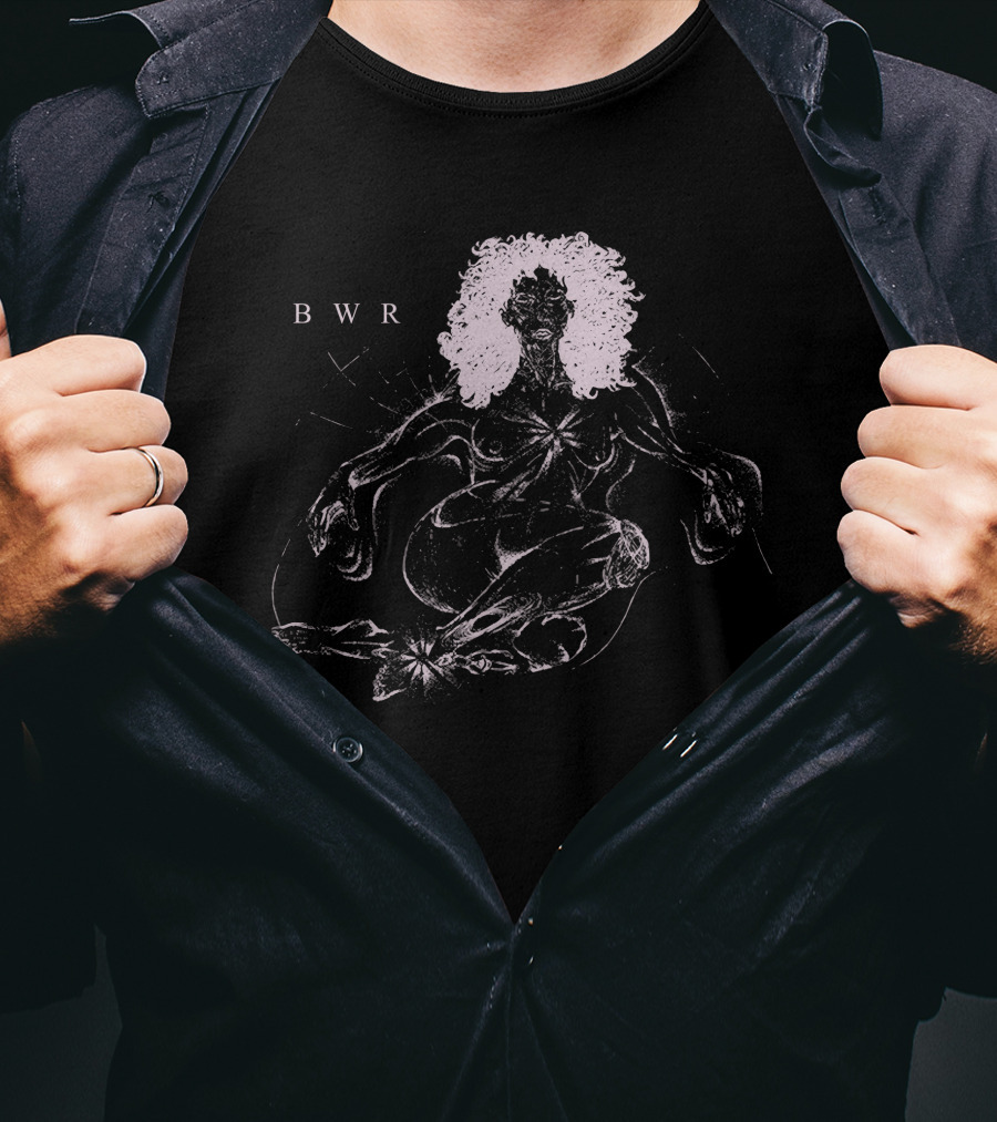 Kehlani Wondering Wandering BWR Mystical Figure With Curly Hair T-Shirt