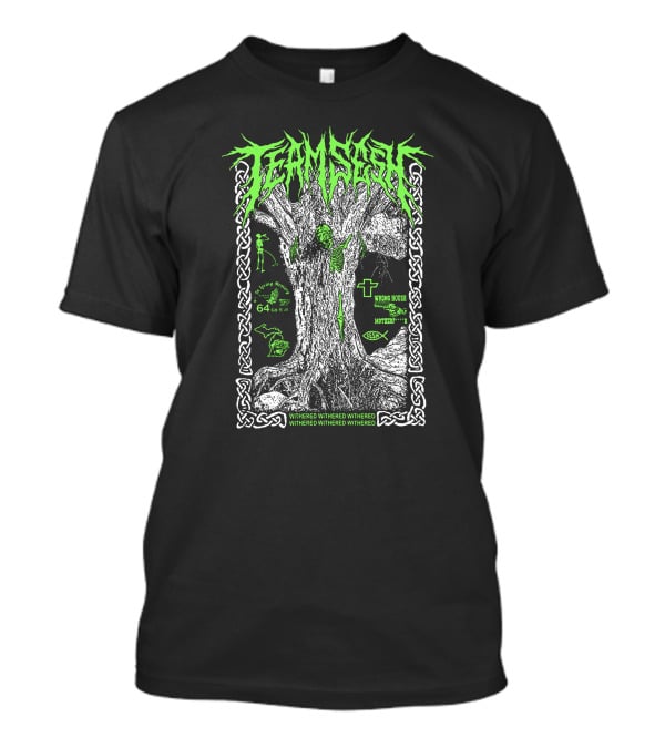Teamsesh Withered Green Tree Wrong House Mothman 64 T-Shirt