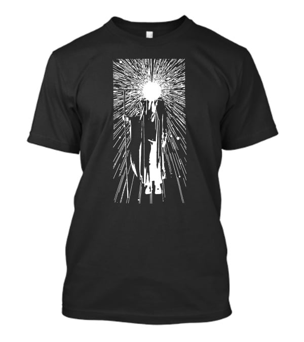 The Dischead Acid Wash Cosmic Enlightenment Burst T-Shirt