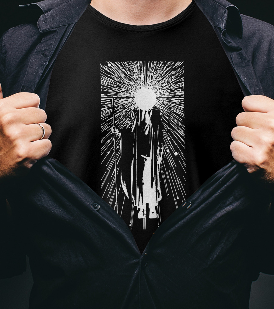 The Dischead Acid Wash Cosmic Enlightenment Burst T-Shirt