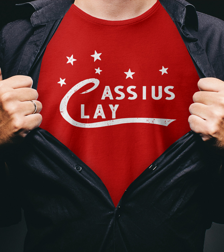 Patriot Cassius Clay Stars Red T-Shirt