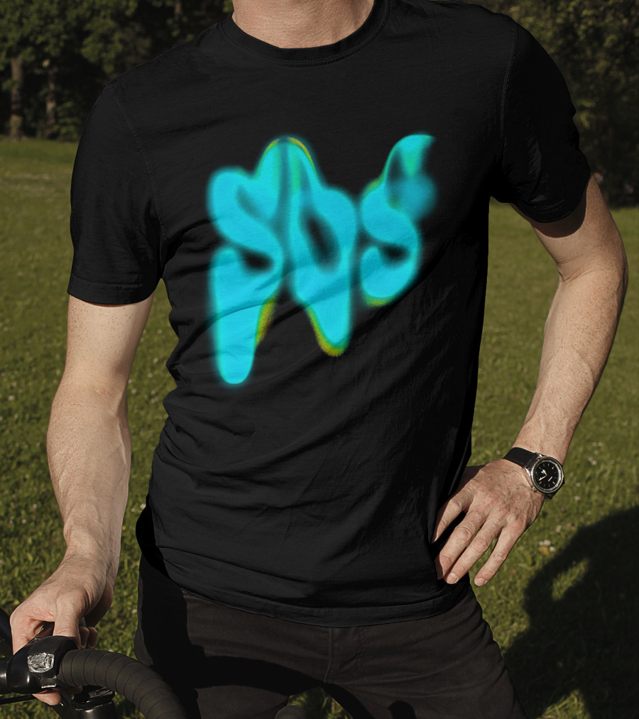 Sza SOS Neon Glow Image T-Shirt