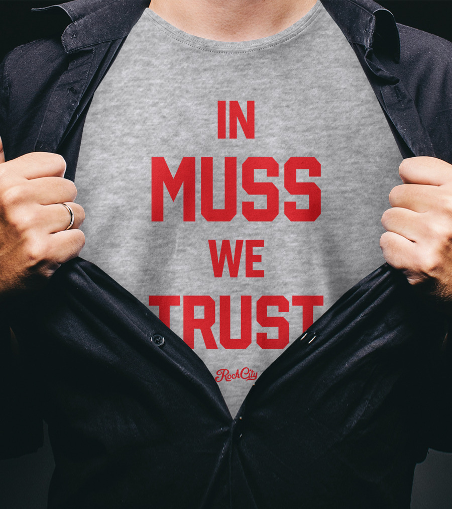 In Muss We Trust Rock City Grey T-Shirt