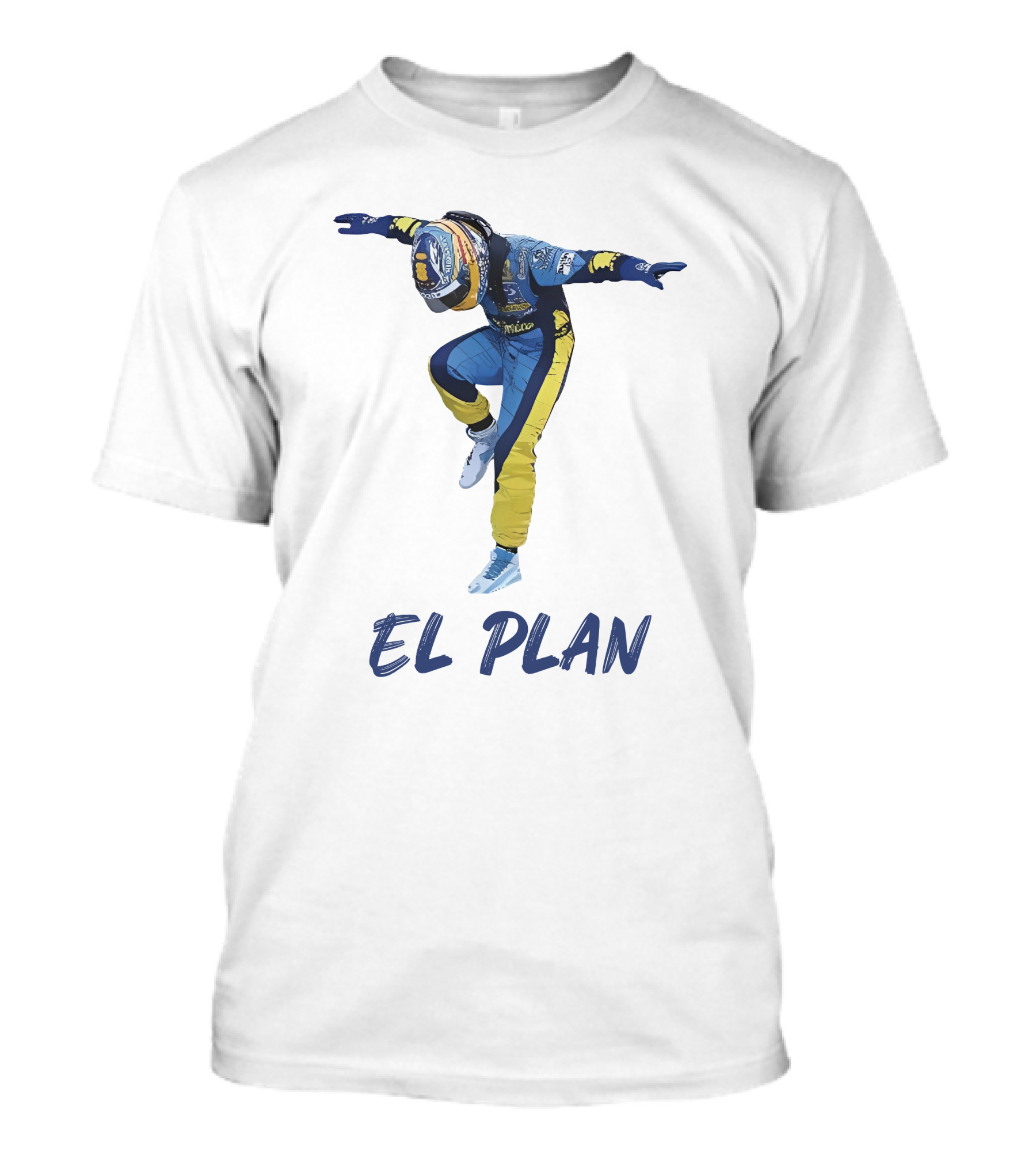 F1 El Plan Racing Celebration NBA Santi Aldama T-Shirt