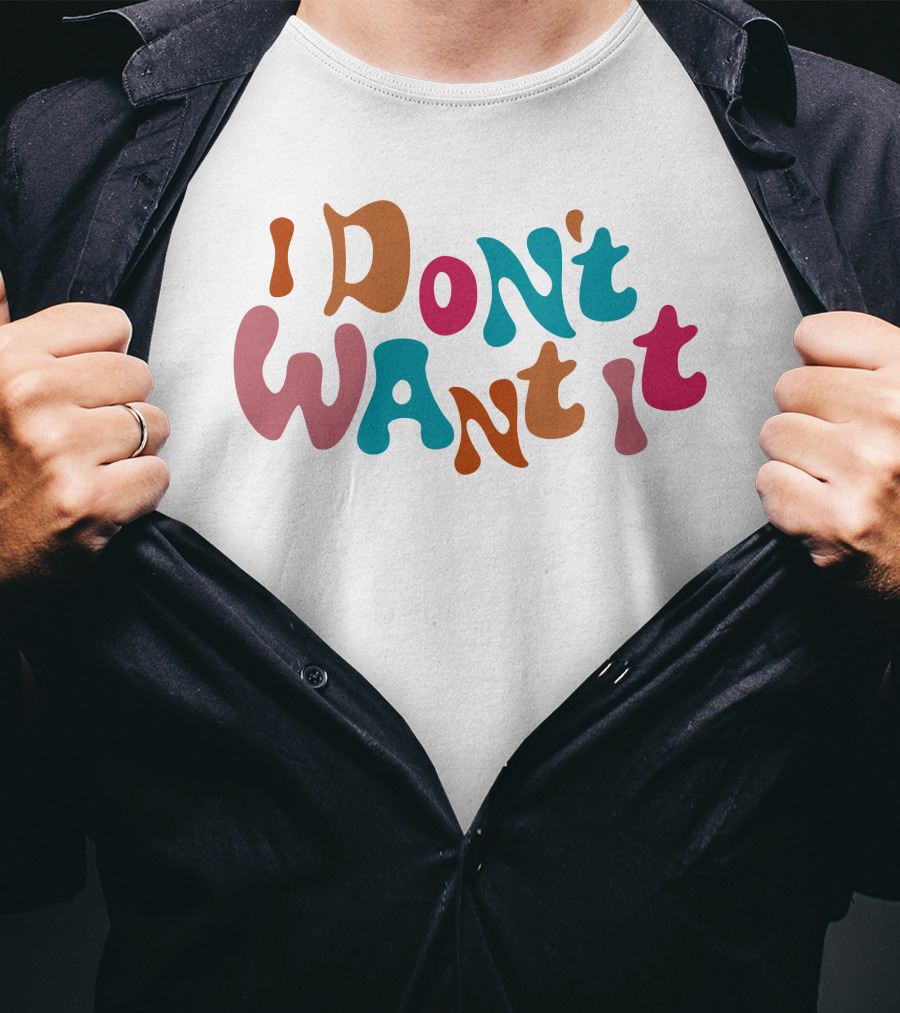 Anna Sitar I Don't Want It Retro T-Shirt