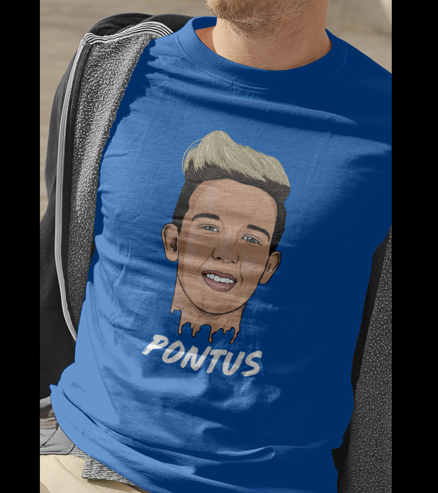 Pontus Rasmusson Merch Blue Portrait Pontus T-Shirt
