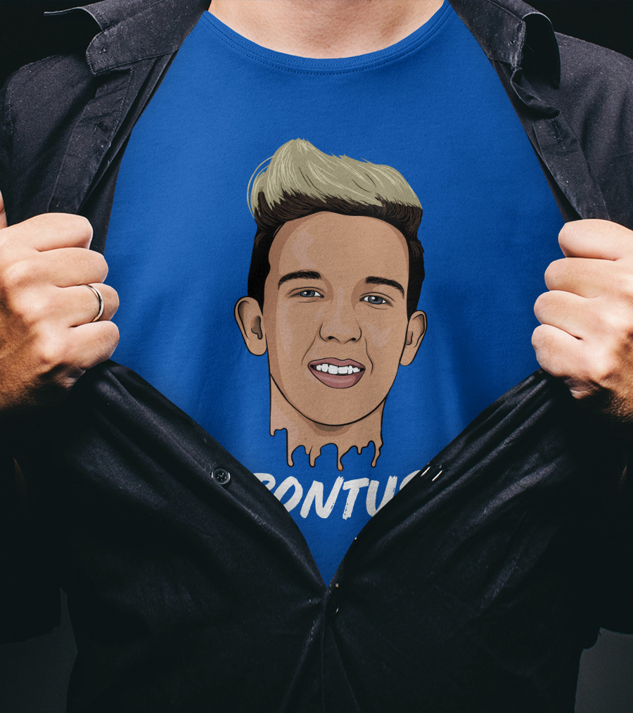 Pontus Rasmusson Merch Blue Portrait Pontus T-Shirt