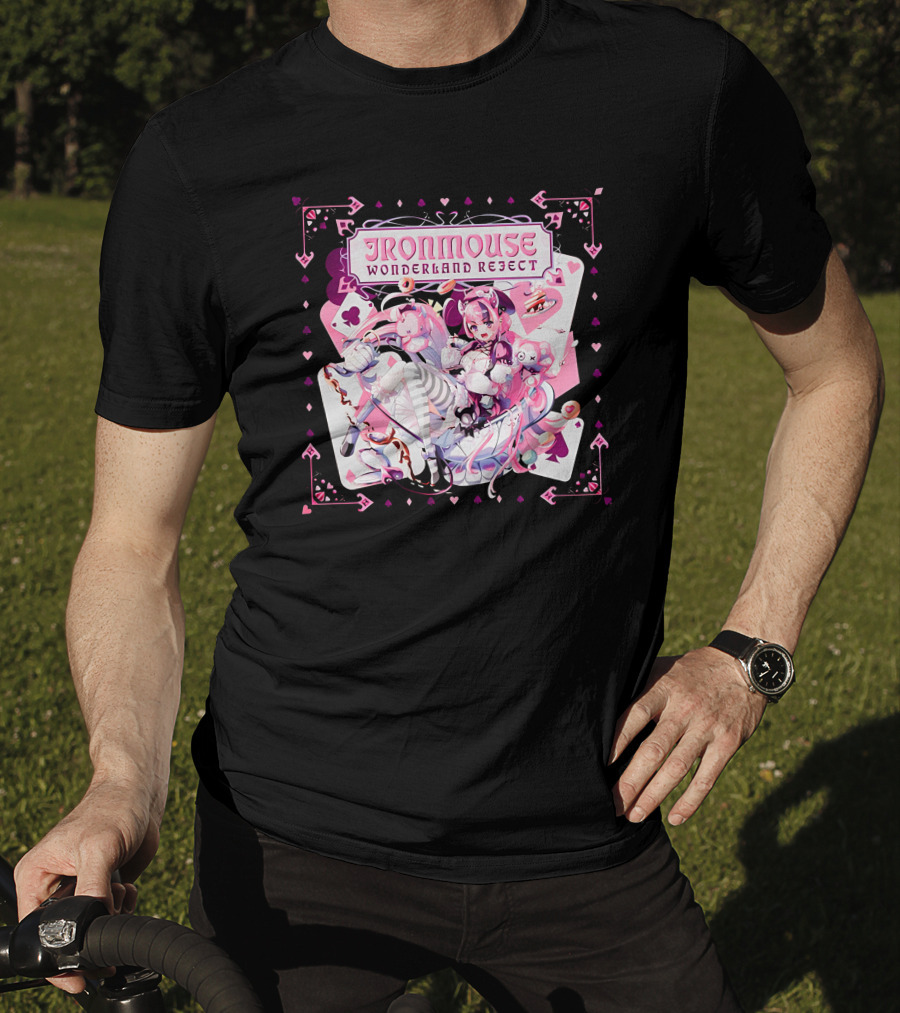Ironmouse Wonderland Reject Alice-Inspired Fantasy Adventure T-Shirt