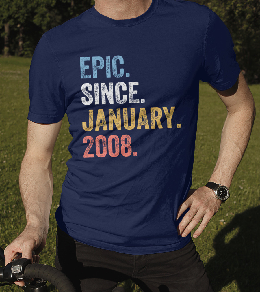 Epic Since January 2008 Retro T-Shirt