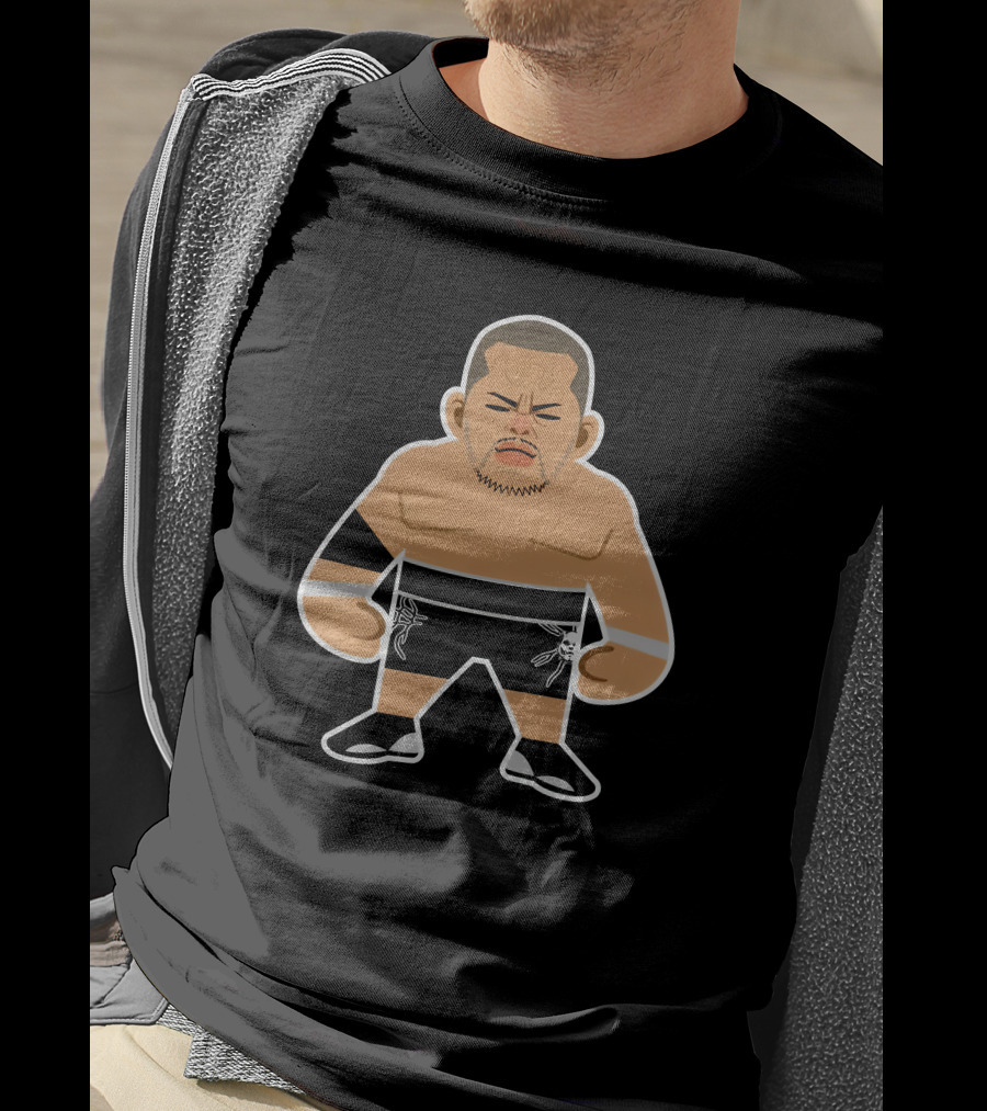 Tomohiro Ishii SD Character Cartoon Wrestler T-Shirt