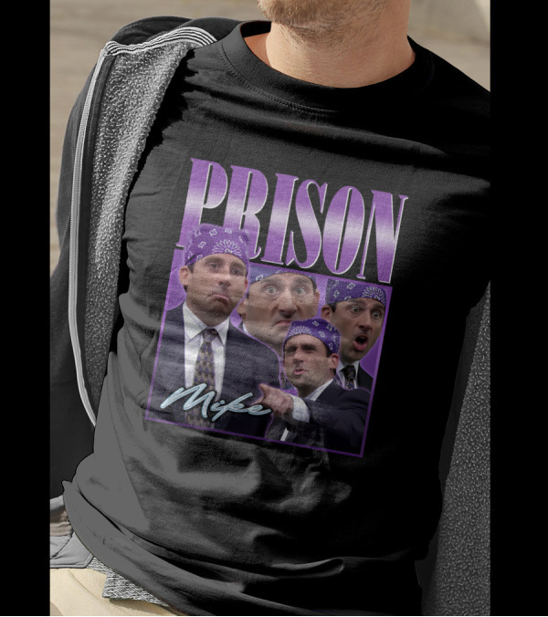 Saraya AEW Prison Mike Purple Bandana Faces T-Shirt