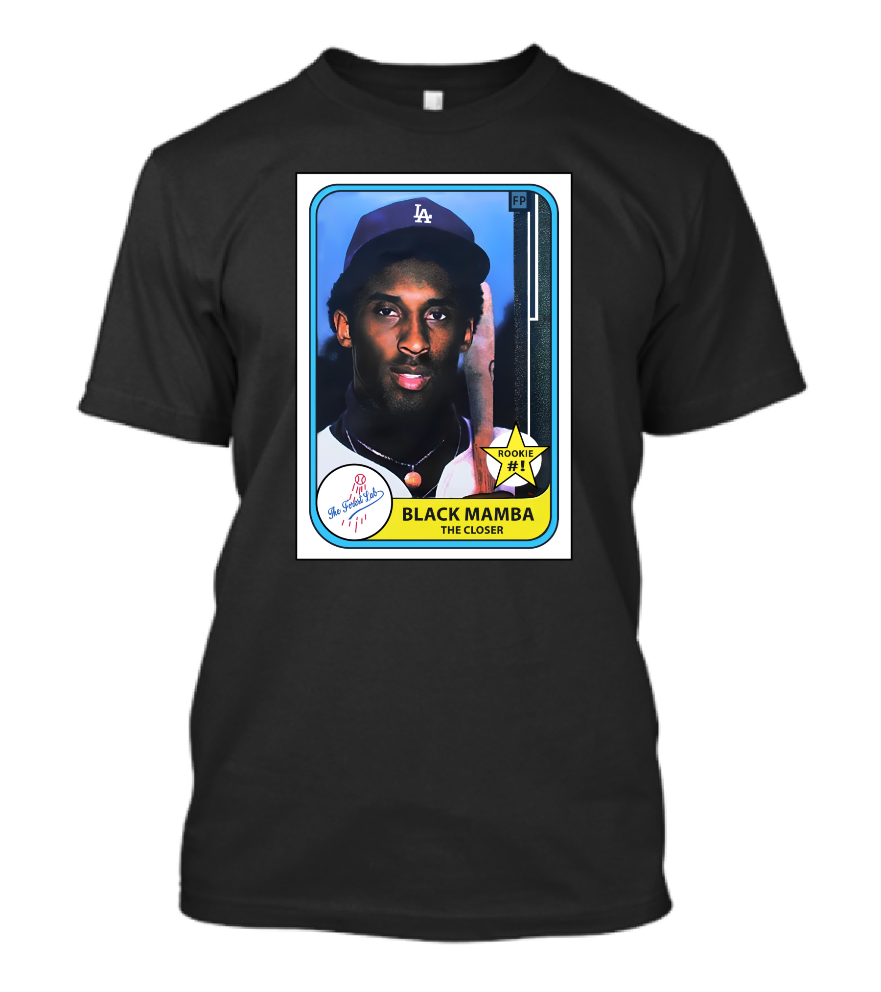 The Forest Lab Black Mamba The Closer Rookie #1 Vintage Sports Card T-Shirt