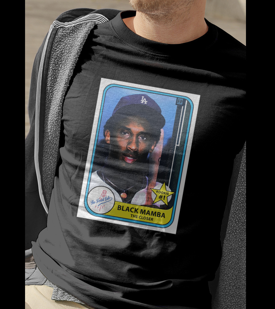 The Forest Lab Black Mamba The Closer Rookie #1 Vintage Sports Card T-Shirt