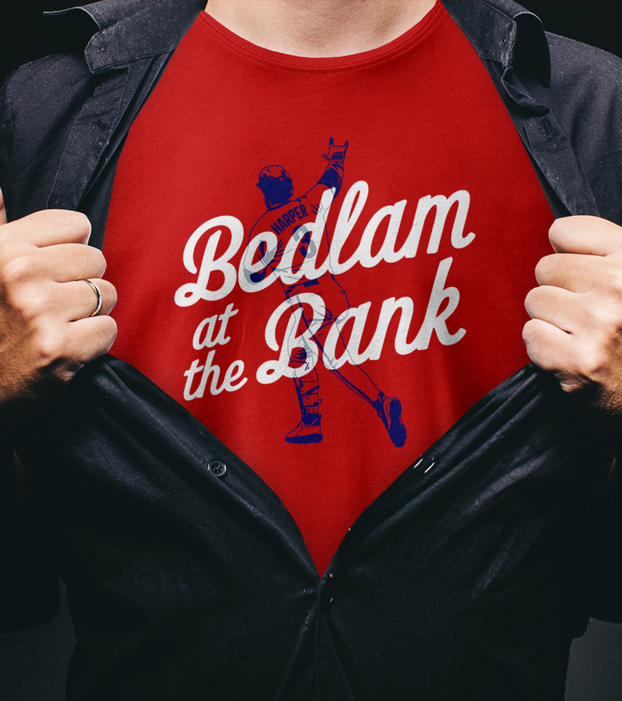 Bedlam At The Bank Harper Baseball Moment T-Shirt