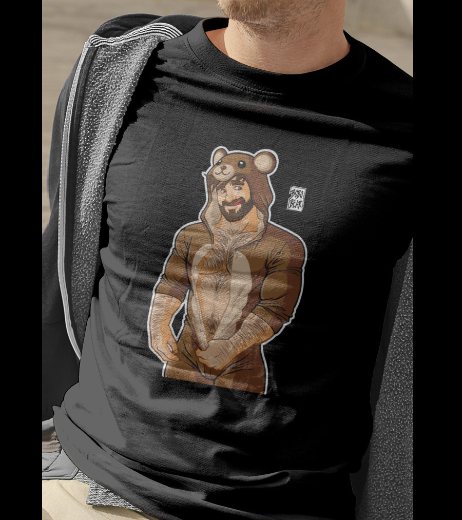 Adam Loves Teddy Bears Hobo Bear Onesie T-Shirt