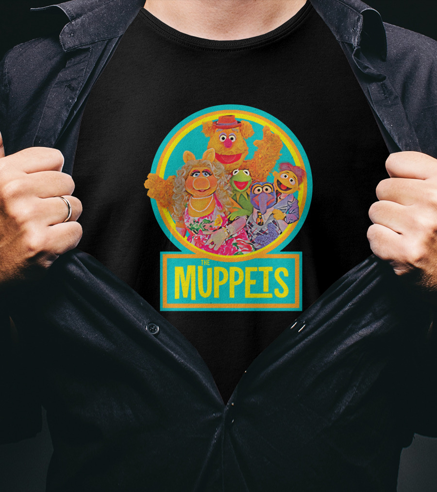 The Muppets Fozzie Miss Piggy Kermit Gonzo Animal T-Shirt