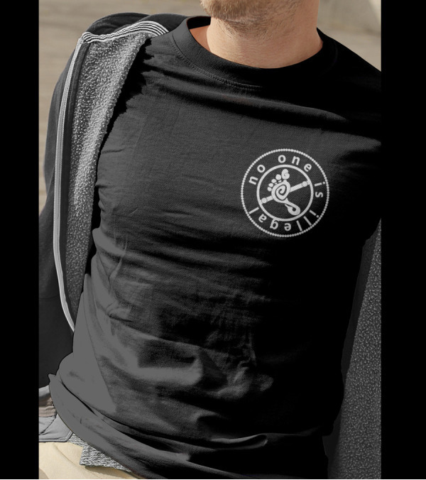 Maksym Butkevych No One Is Illegal Circular T-Shirt