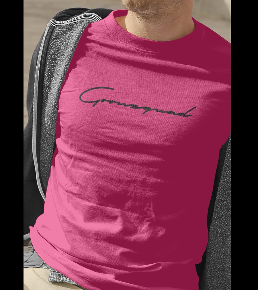 Cursive Goonzquad Red Lettering T-Shirt