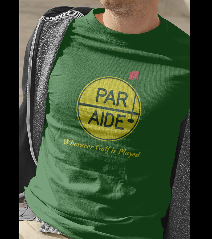 Par Aide Wherever Golf Is Played Circle With Flag T-Shirt
