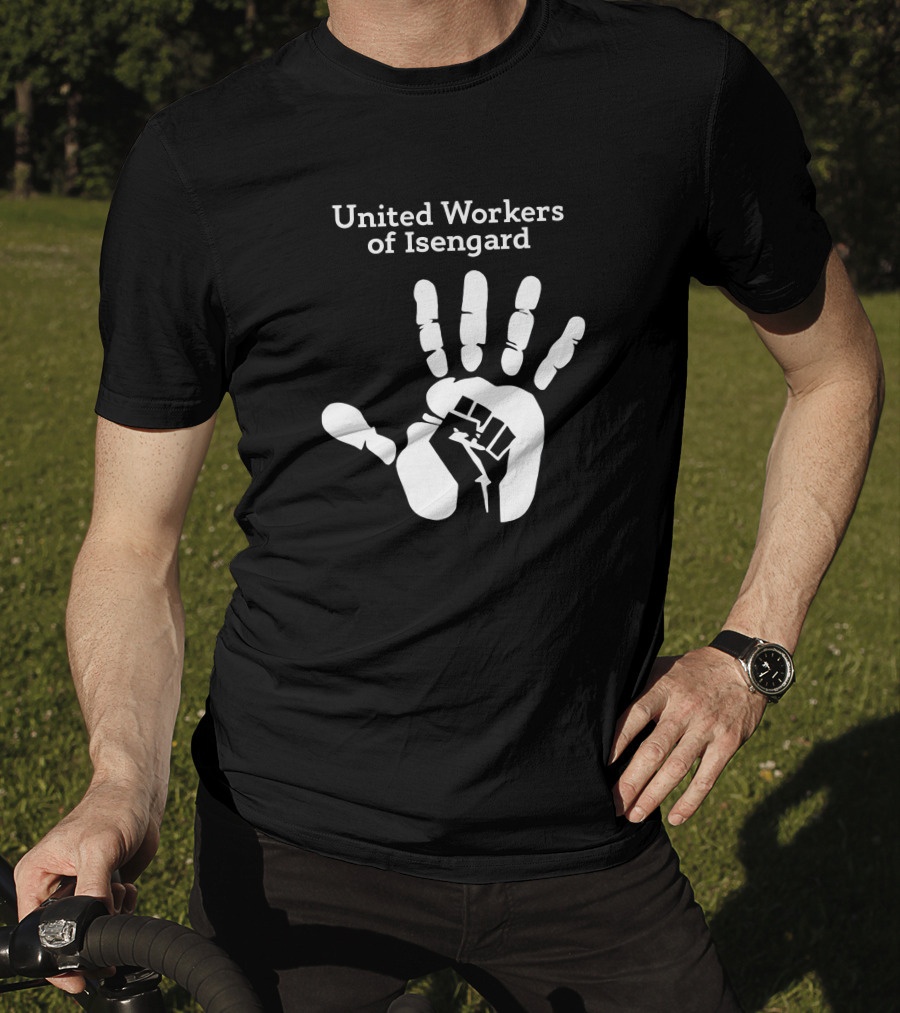 United Workers Of Isengard Handprint Fist T-Shirt