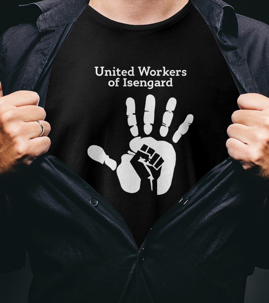 United Workers Of Isengard Handprint Fist T-Shirt